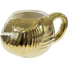 Taza 3D dorada con diseño de la Snitch de Harry Potter