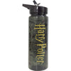 Botella Harry Potter de 750 ml con logo amarillo y tapa negra