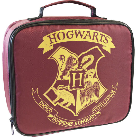 Bolsa portamerienda térmica granate de Hogwarts Harry Potter