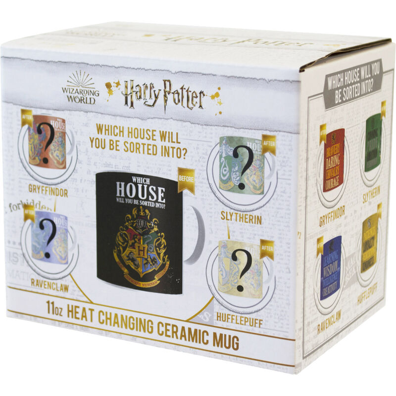 Taza negra de Harry Potter con el escudo de Hogwarts - 2