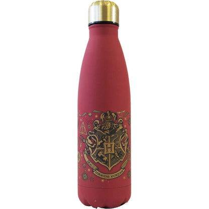 Botella roja de acero inoxidable Harry Potter de 500 ml con tapón dorado - 2
