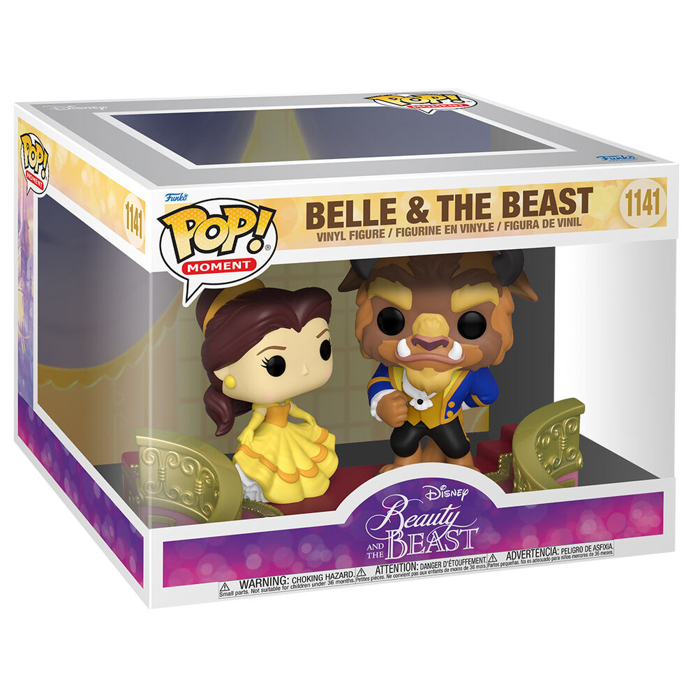 Figura Funko POP de Belle y la Bestia en una escalinata - 2