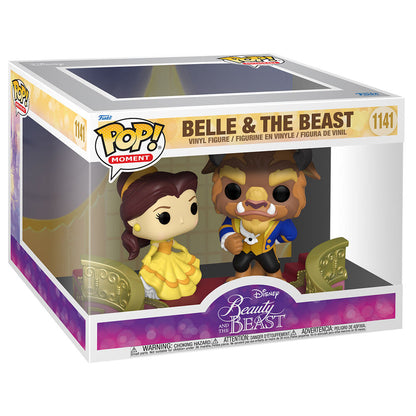 Figura Funko POP de Belle y la Bestia en una escalinata - 2