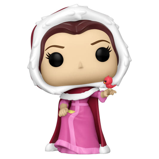 Figura Funko POP! Winter Belle de Bella con vestido rosa y capucha blanca
