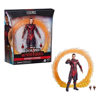 Figura articulada de Defender Strange Marvel con portal naranja - 2