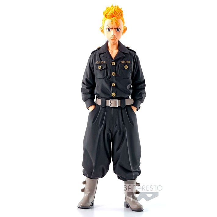 Figura de Takemichi Hanagaki de Tokyo Revengers con uniforme negro