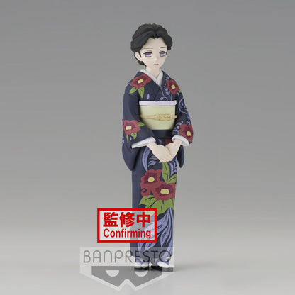 Figura de Tamayo de Demon Slayer con kimono floral azul marino - 2
