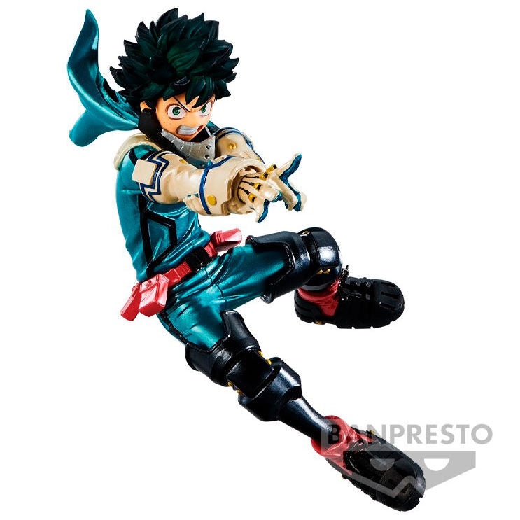 Figura de Izuku Midoriya de My Hero Academia en pose de acción