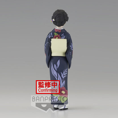 Figura de Tamayo de Demon Slayer con kimono floral azul marino - 4
