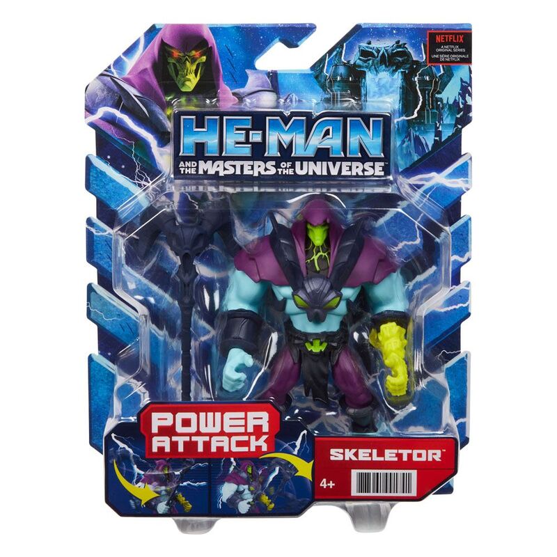 Figura articulada de Skeletor de Masters of the Universe con bastón - 2