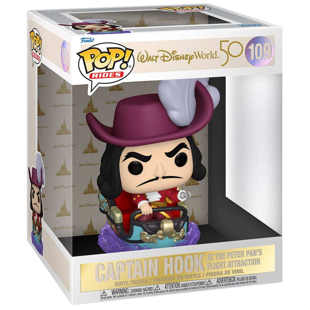 Figura Funko POP de Capitán Garfio sobre una base de agua - 3