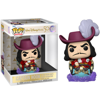 Figura Funko POP de Capitán Garfio sobre una base de agua - 2