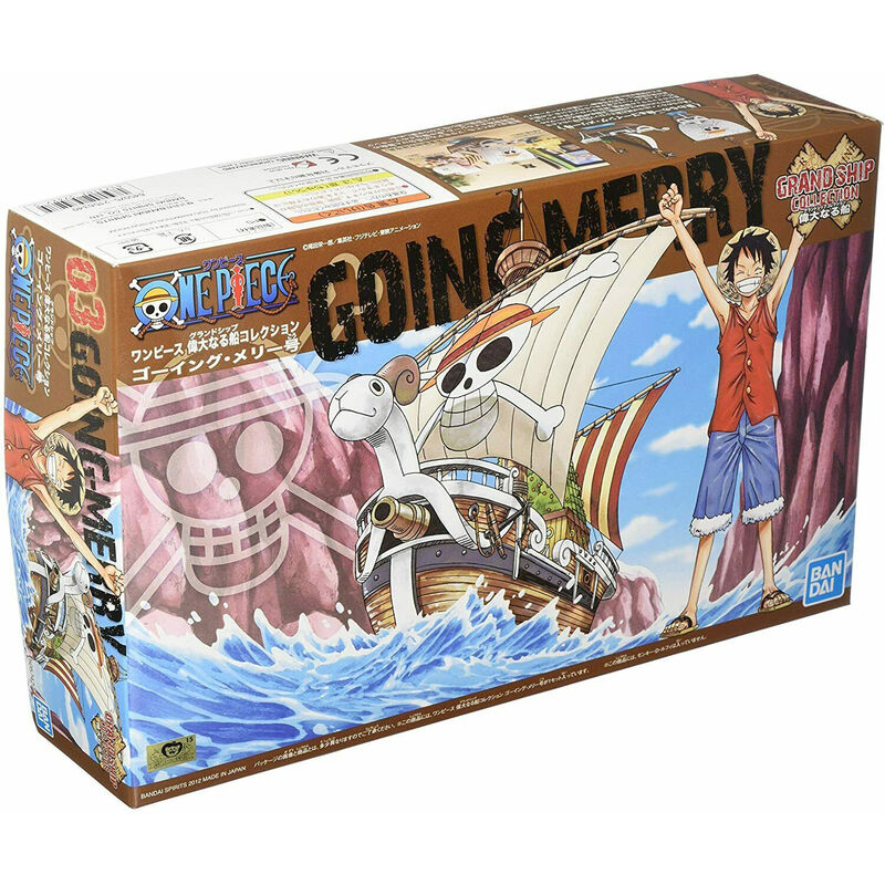 Model kit del barco Going Merry de One Piece con velas y banderas - 4