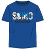 Camiseta azul de Sonic The Hedgehog para adulto