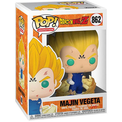 Figura Funko POP! de Majin Vegeta con cabello dorado y energía - 2