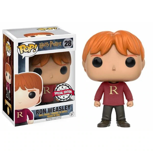 Figura Funko POP! de Ron Weasley con jersey rojo de Harry Potter - 2