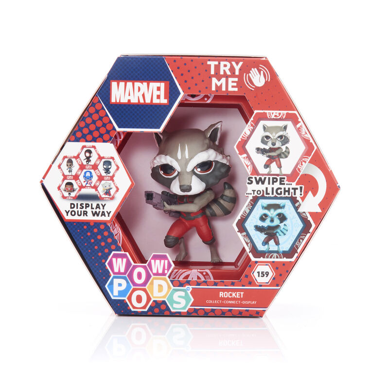 Figura LED WOW! POD de Rocket Raccoon Marvel - 2