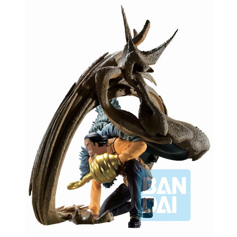 Figura Ichibansho de Crocodile de One Piece con efecto de arena - 4