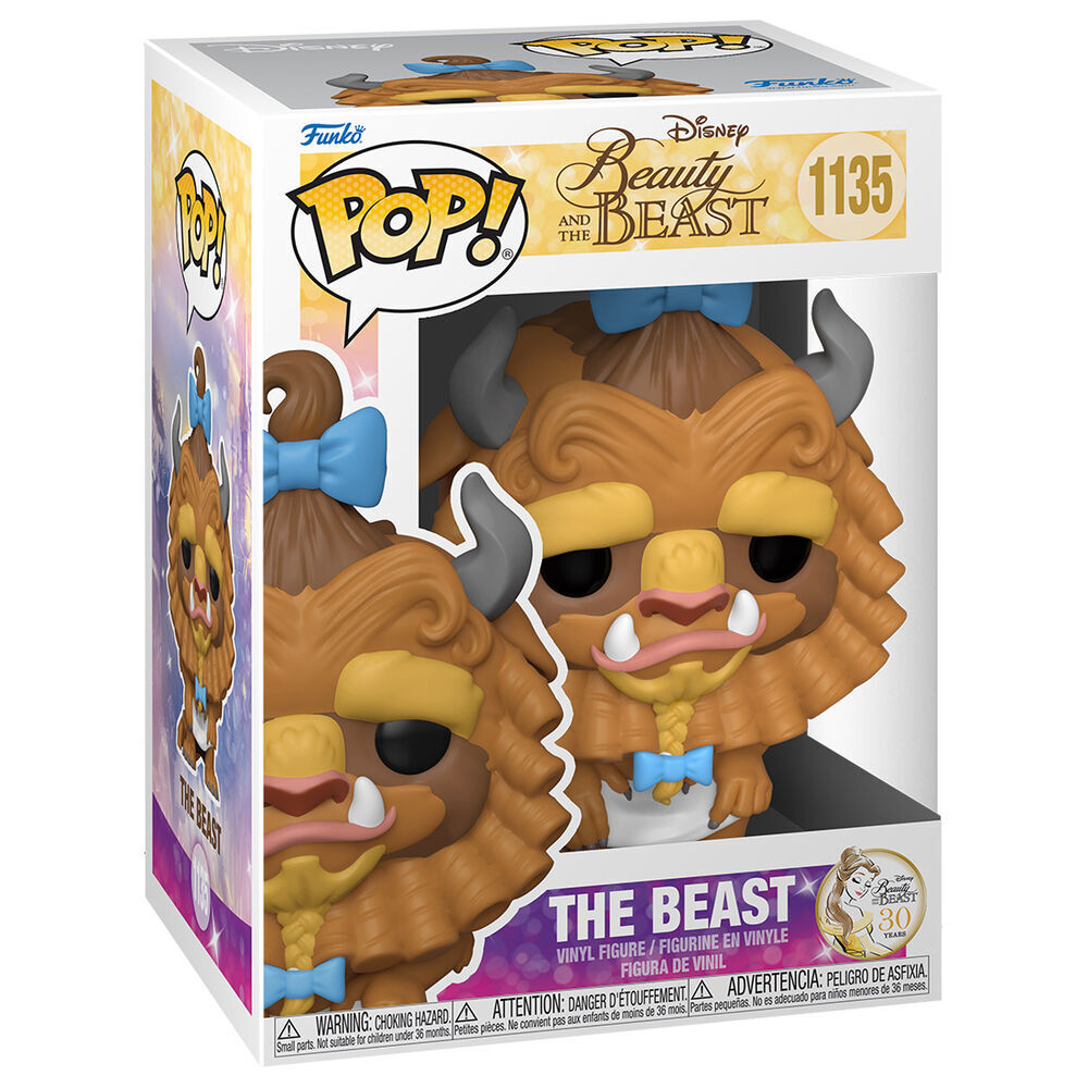 Figura Funko POP! de Beast with Curls de La Bella y la Bestia - 3