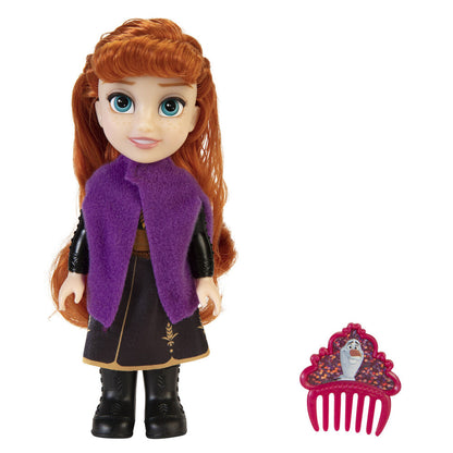 Muñeca Disney Frozen 2 de 15 cm con cepillo, surtido Elsa y Anna - 8