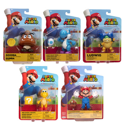 Figuras Super Mario JAKKS Pacific de 10 cm en surtido