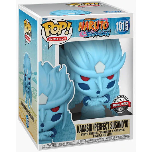 Figura Funko POP! de Kakashi Perfect Susano’o de Naruto Shippuden en su caja