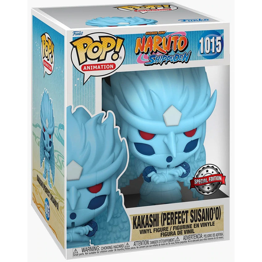 Figura Funko POP! de Kakashi Perfect Susano’o de Naruto Shippuden en su caja