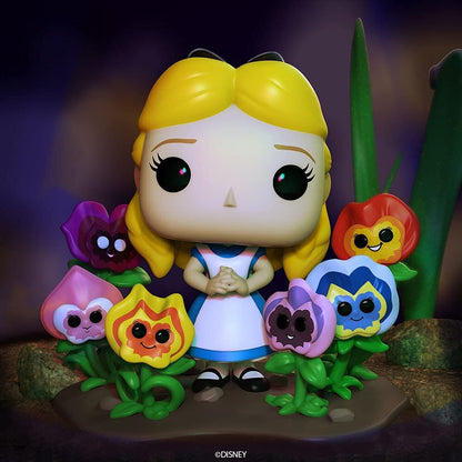Figura Funko POP! de Alice rodeada de flores de colores - 3