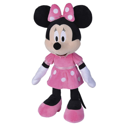 Peluche Minnie Disney de 61 cm con vestido y lazo rosas