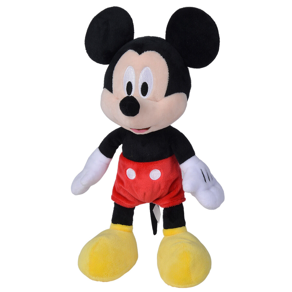 Peluche Mickey Disney de 25 cm con pantalón rojo y zapatos amarillos
