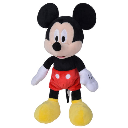 Peluche Mickey Disney de 25 cm con pantalón rojo y zapatos amarillos