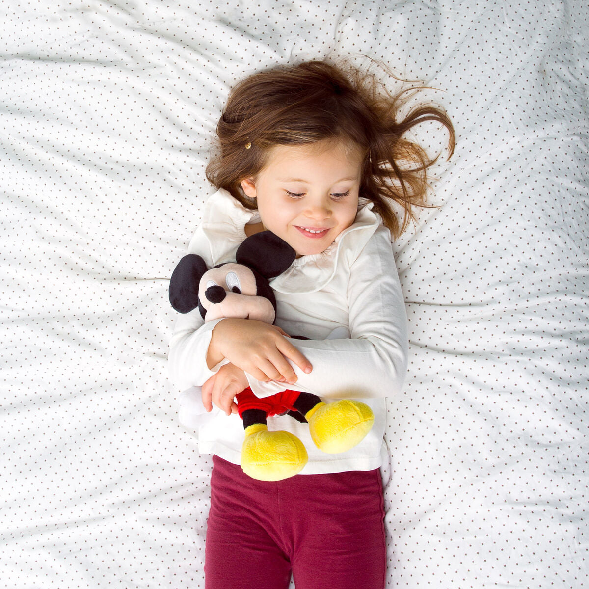 Peluche Mickey Mouse Disney de 35 cm con pantalones rojos y zapatos amarillos - 4