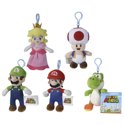 Expositor de llaveros de peluche Super Mario con Mario, Luigi, Yoshi, Toad y Peach - 2