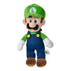 Peluche de Luigi de Super Mario Bros con gorra verde y peto azul
