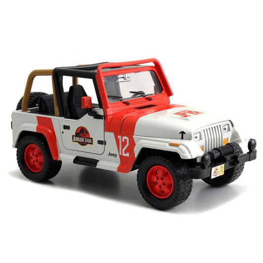 Réplica JADA TOYS del Jeep Wrangler de Jurassic Park a escala 1:24 - 6