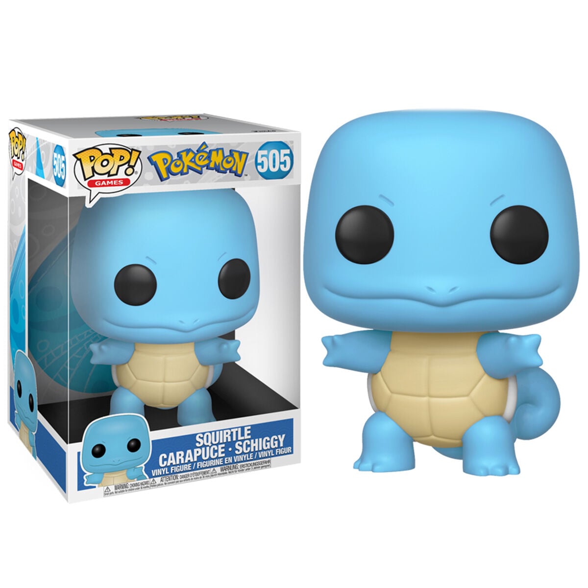 Figura Funko POP! de Squirtle en caja con ventana