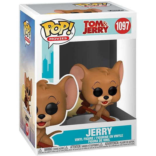 Figura Funko POP! de Jerry de Tom & Jerry con elemento amarillo y mango rojo - 2