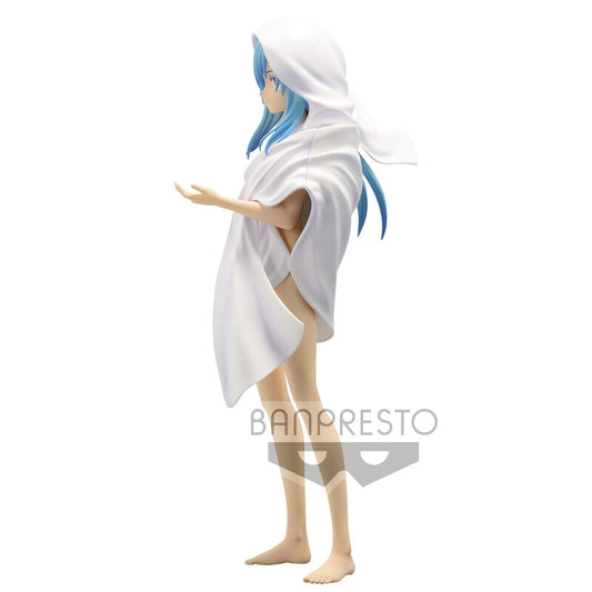Figura de Raphael con túnica blanca y cabello azul - 3