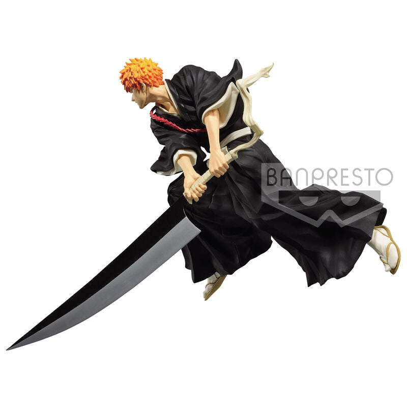 Figura de Ichigo Kurosaki de Bleach con espada, modelo Soul Entered de Banpresto - 3