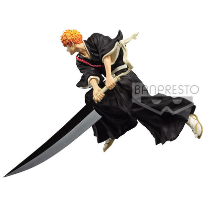 Figura de Ichigo Kurosaki de Bleach con espada, modelo Soul Entered de Banpresto - 3