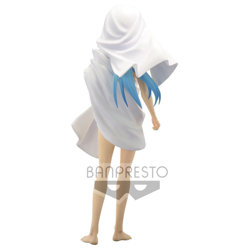 Figura de Raphael con túnica blanca y cabello azul - 4