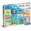Puzzle Clementoni Peppa Pig 10 en 1 con diez diseños