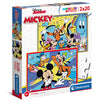 Caja de puzzle Clementoni de Mickey Disney Junior con 2 puzzles de 20 piezas