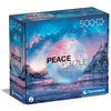 Caja del puzzle Clementoni Peace Puzzle de 500 piezas con paisaje de montaña y lago