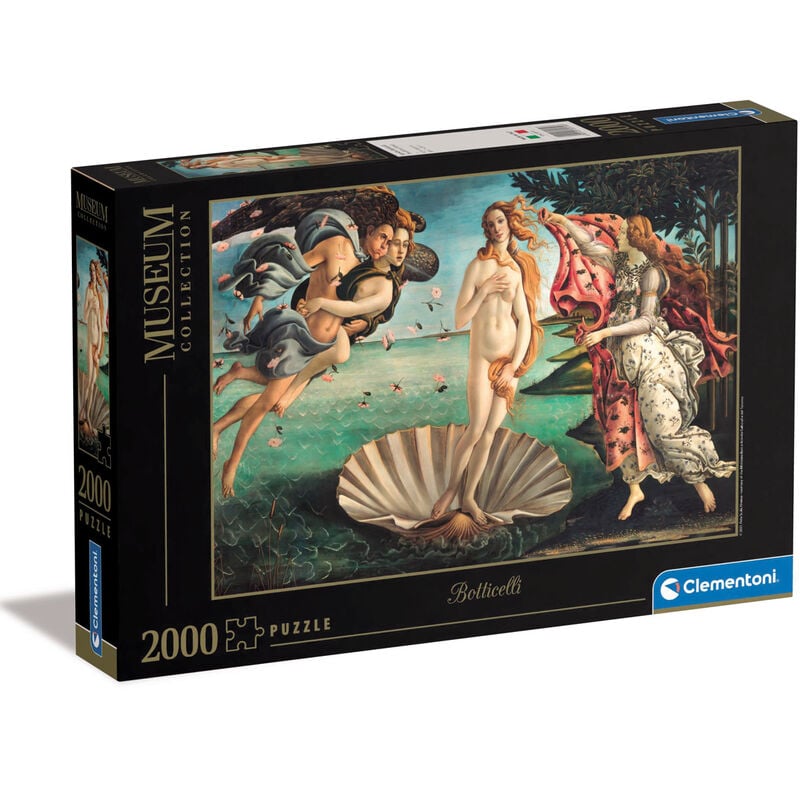 Puzzle Clementoni de 2000 piezas con El nacimiento de Venus de Botticelli