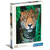 Puzzle Clementoni de 500 piezas con un jaguar en la jungla