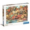 Puzzle Clementoni Good Times Harbor de 1500 piezas con puerto pesquero
