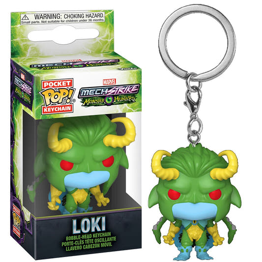 Llavero FUNKO Pocket POP! de Loki Marvel Monster Hunters