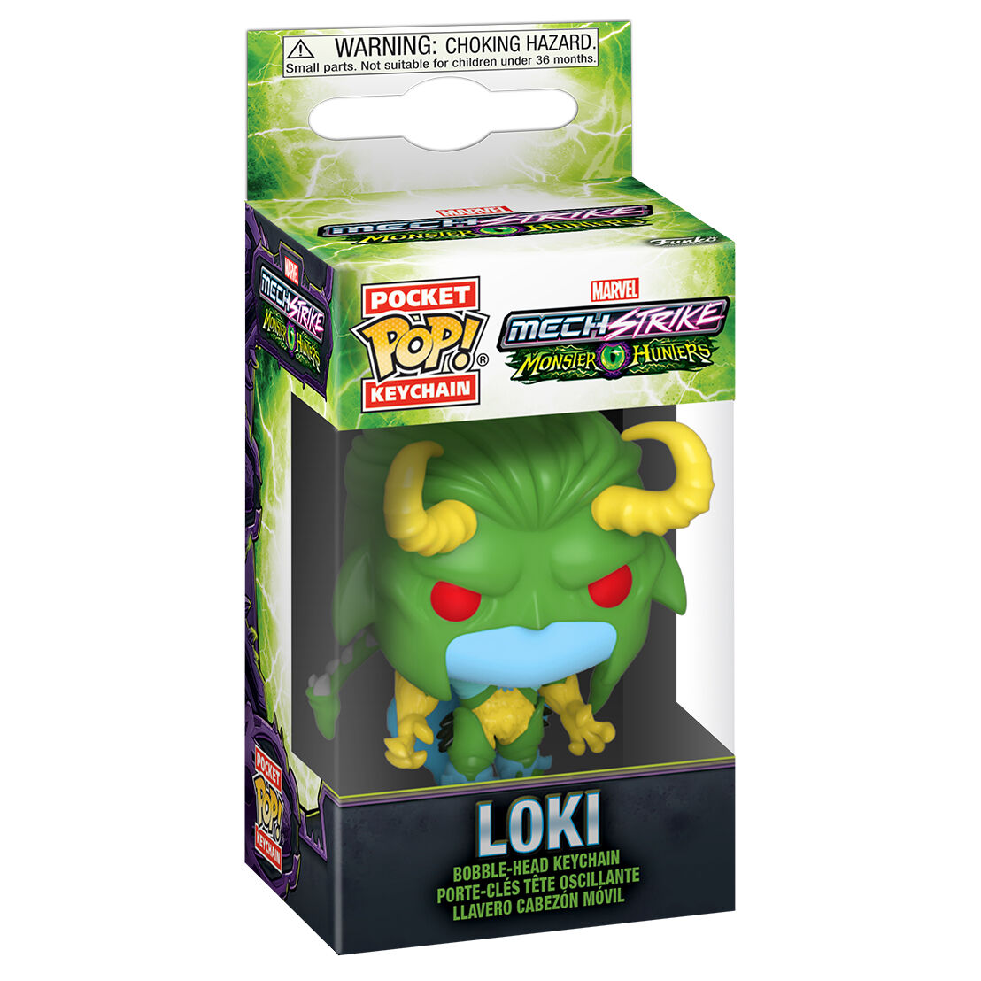 Llavero FUNKO Pocket POP! de Loki Marvel Monster Hunters - 3