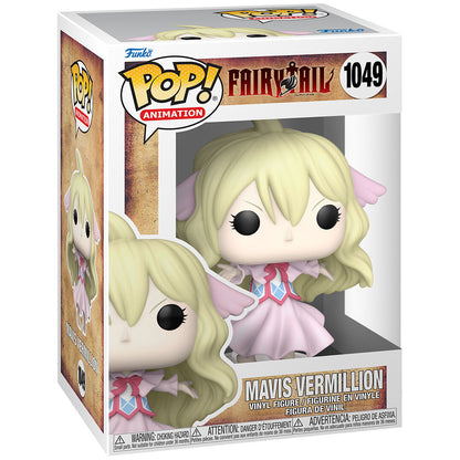 Figura Funko POP! de Mavis Vermillion de Fairy Tail con vestido rosa - 3